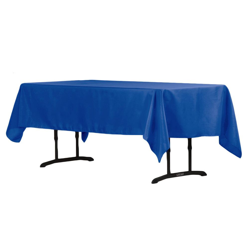 Rental Party Blue Tablecloth for Rectangular Table