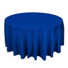 Rental Party Blue Tablecloth for Rounded Table
